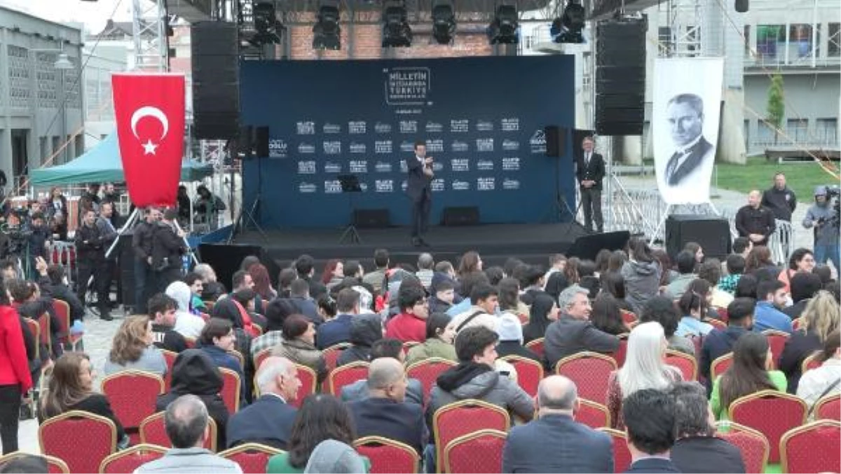 Ekrem İmamoğlu, Milletin İktidarında Türkiye başlıklı toplantıyı gerçekleştirdi