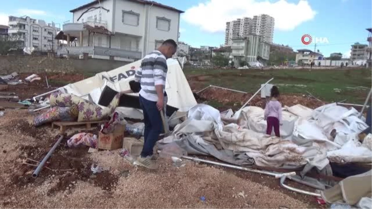 Pazarcık'ta Zelzele ve Fırtına Felaketi Sonrası Vatandaşlar Anılarını Paylaştı