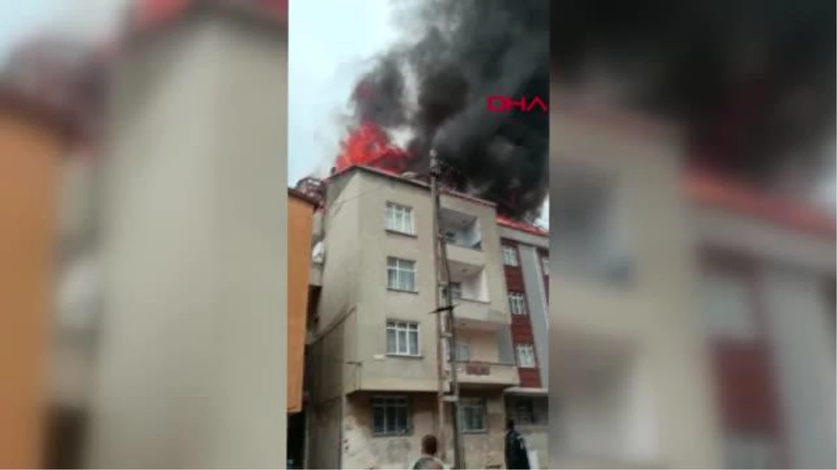 Pendik'te çıkan yangın bitişiğindeki binaya da sıçradı