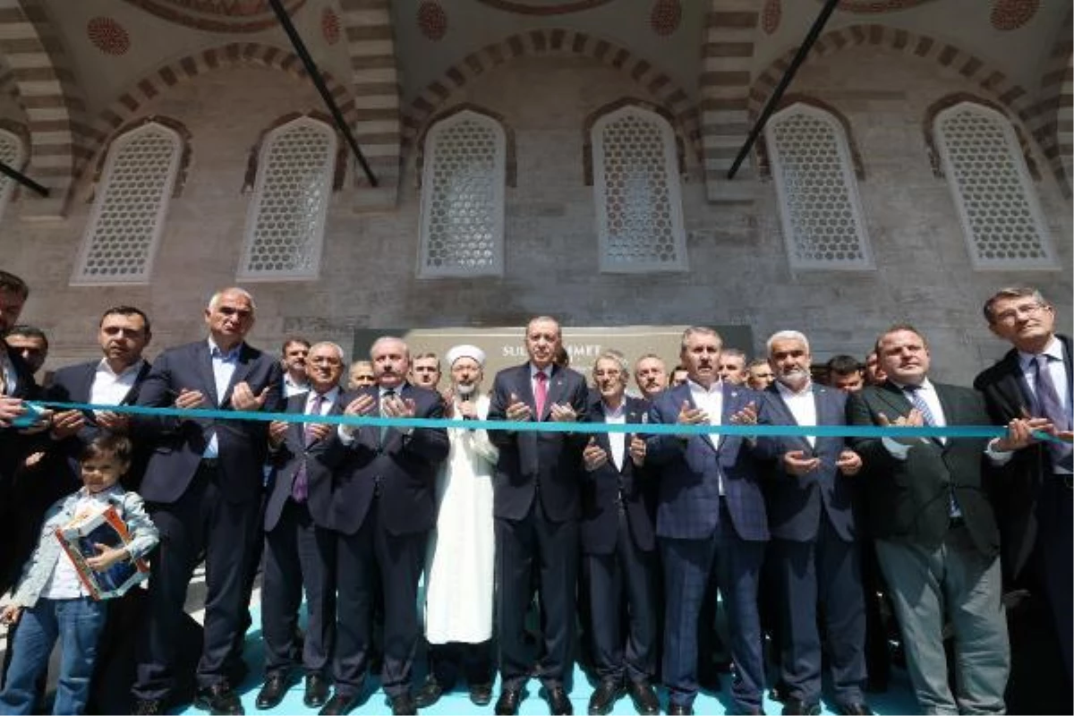 Sultanahmet Camii Onarımı Tamamlandı ve Cumhurbaşkanı Erdoğan İştirakiyle Açıldı