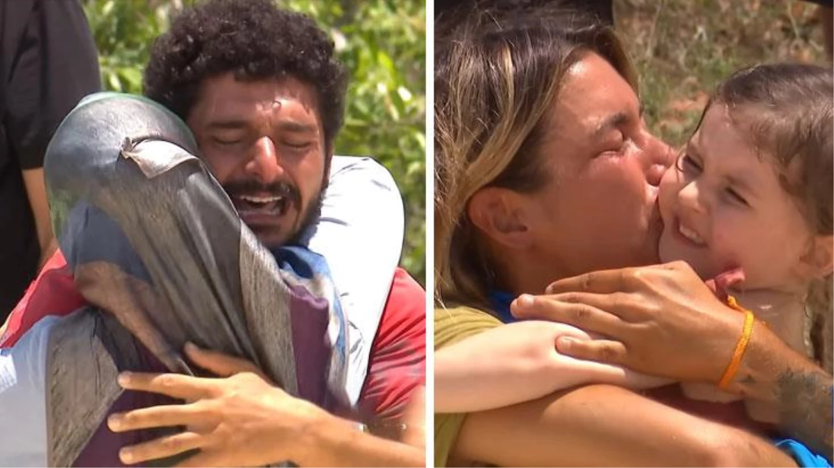 Survivor 2023'te aileleriyle bir ortaya gelen yarışmacıların gözyaşları sel oldu