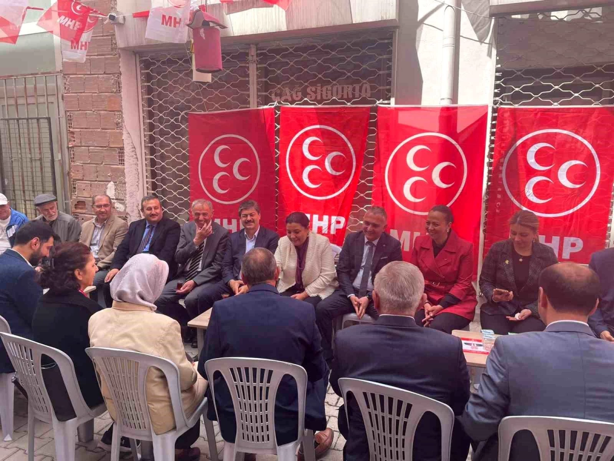 AK Parti Vilayet Lideri Seher Ünsal MHP Seçim Ofisini Ziyaret Etti