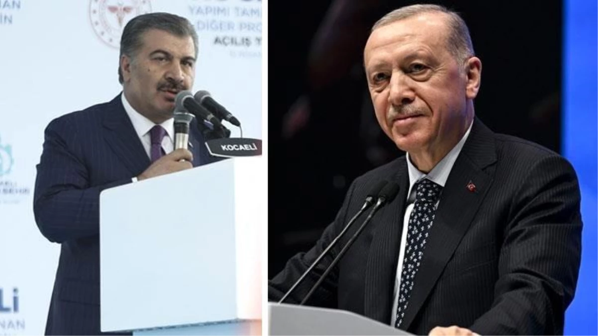 Bakan Koca, Cumhurbaşkanı Erdoğan'ın sıhhatiyle ilgili açıklama yaptı: Durumu güzel, enfeksiyonun tesiri azaldı
