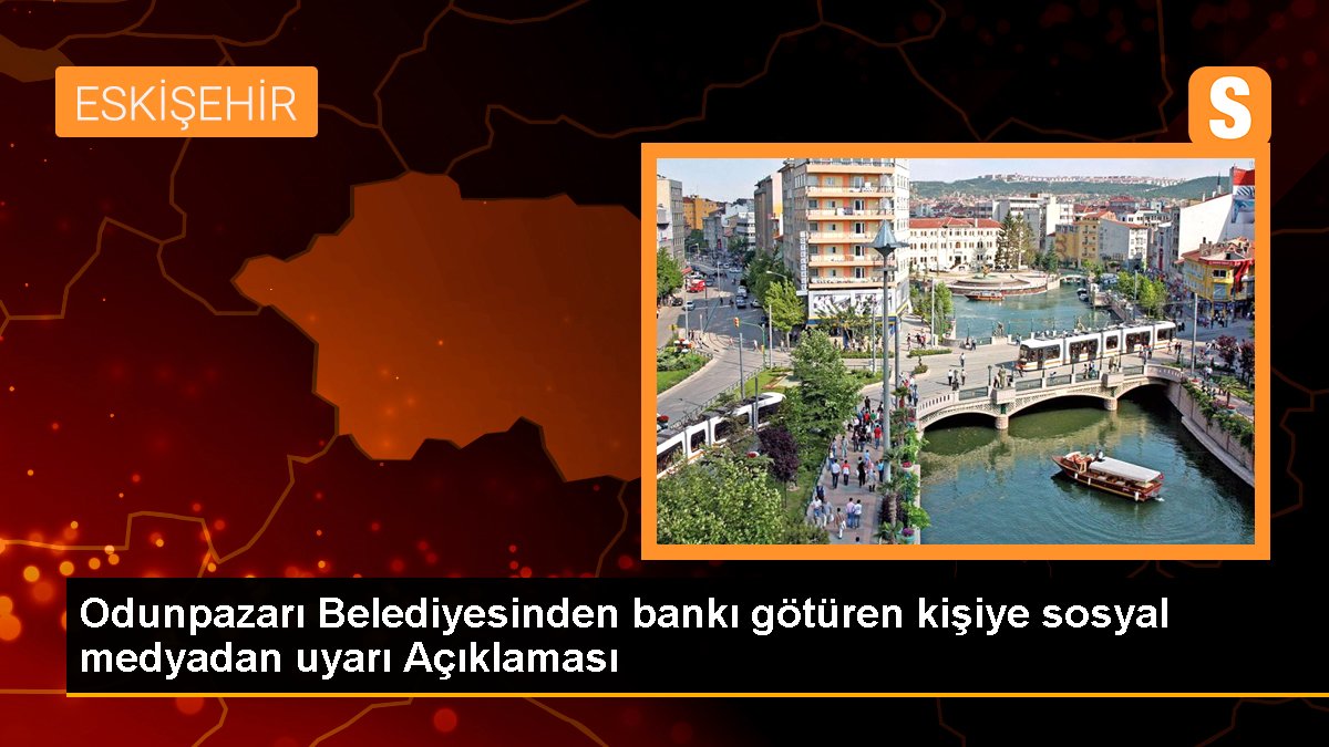 Eskişehir'de Odunpazarı Belediyesine ilişkin bankın çalınması toplumsal medyada gündem oldu