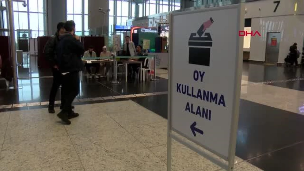 İstanbul Havalimanında Oy Verme Süreci Başladı