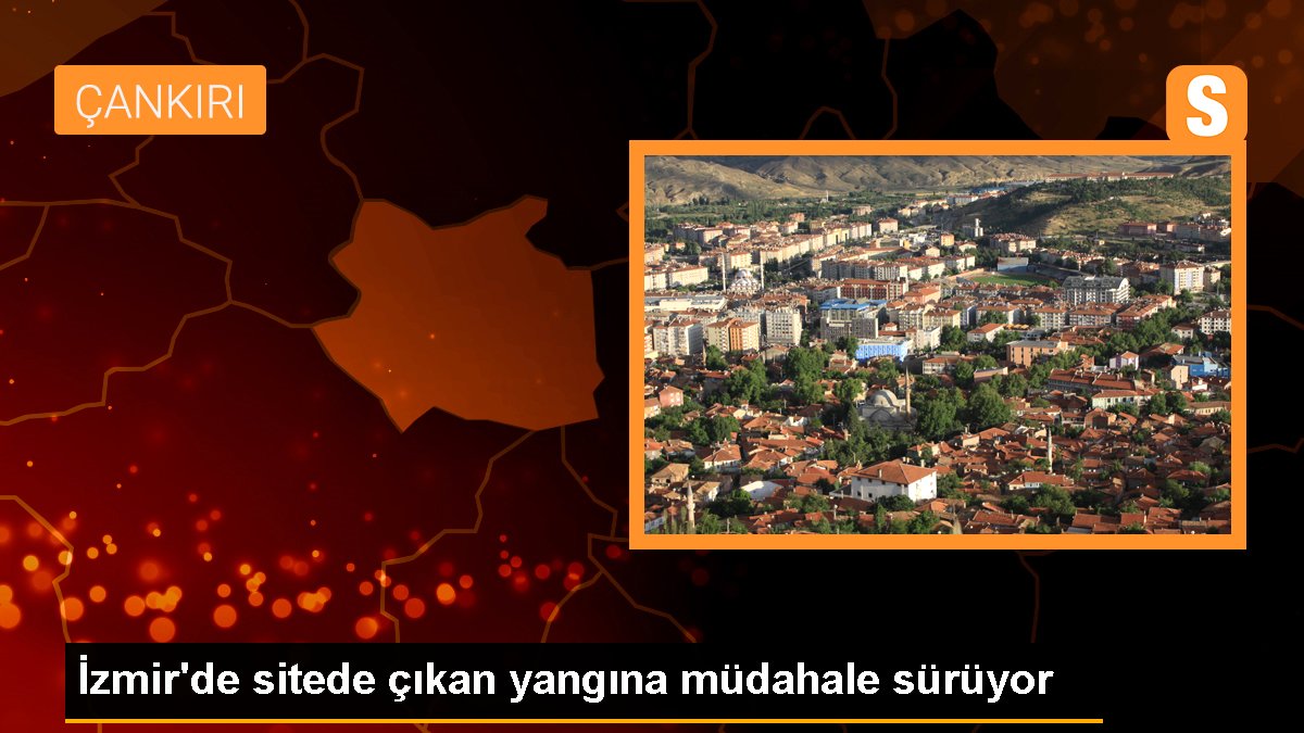 İzmir Narlıdere'deki Yangın Sürüyor