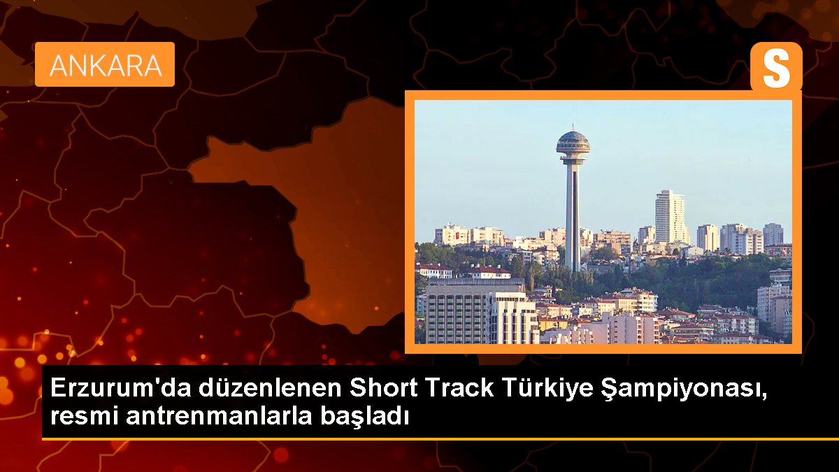 Short Track Türkiye Şampiyonası Erzurum'da başladı