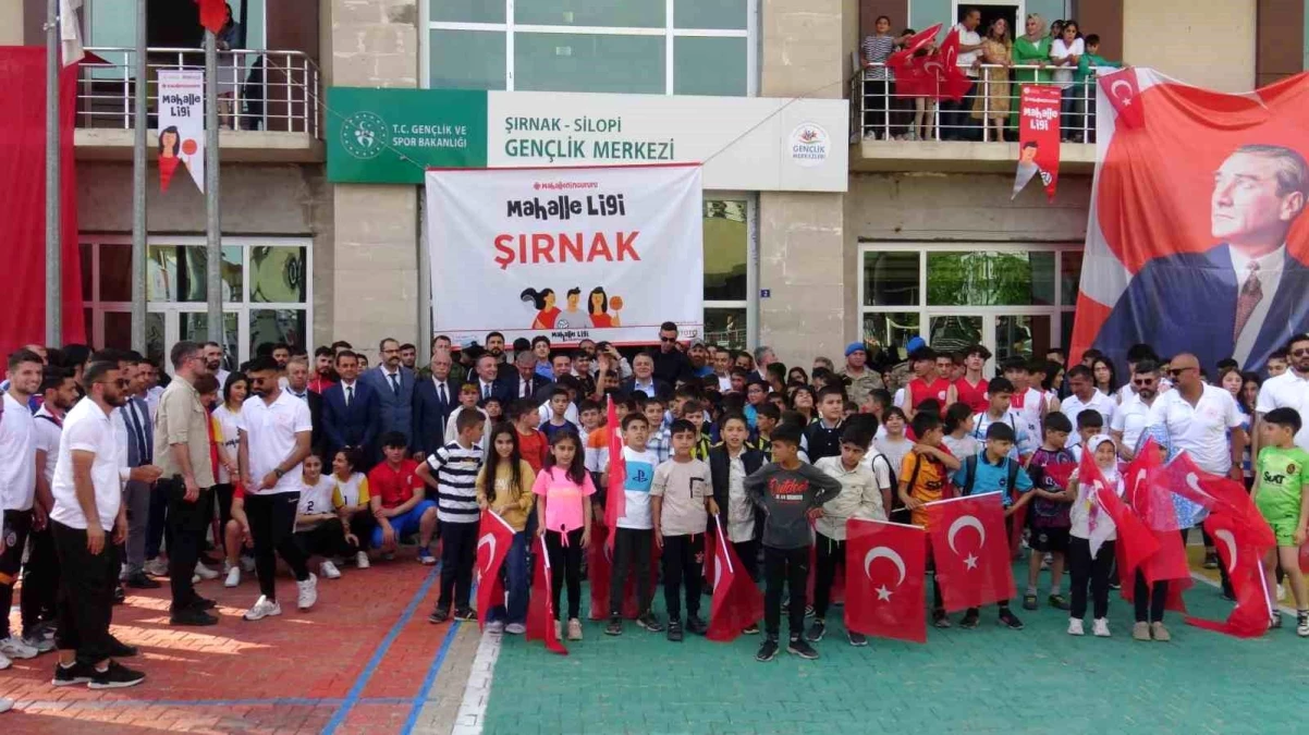 Şırnak'ta 300 atletin katıldığı Mahalle Ligi turnuvası başladı
