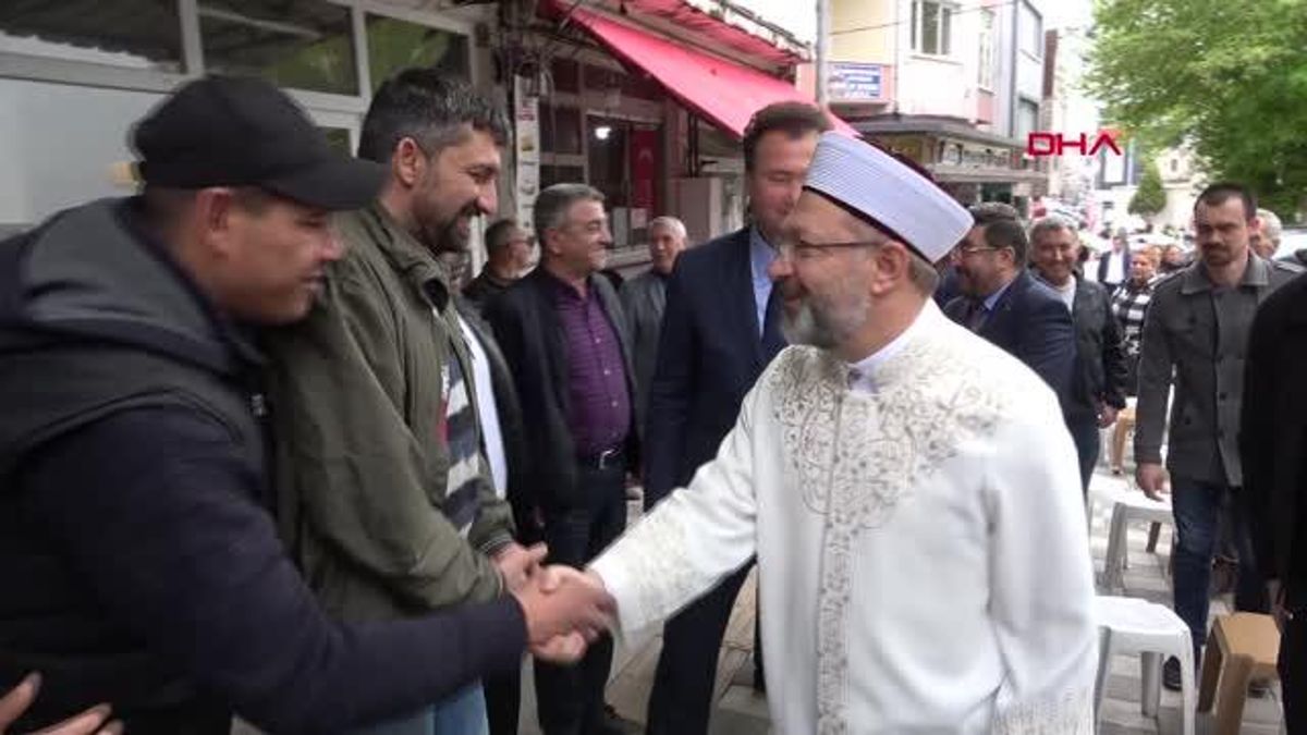Diyanet İşleri Lideri Ali Erbaş, Kırklareli'nde İş Ahlakı Konusunda Hutbe Verdi