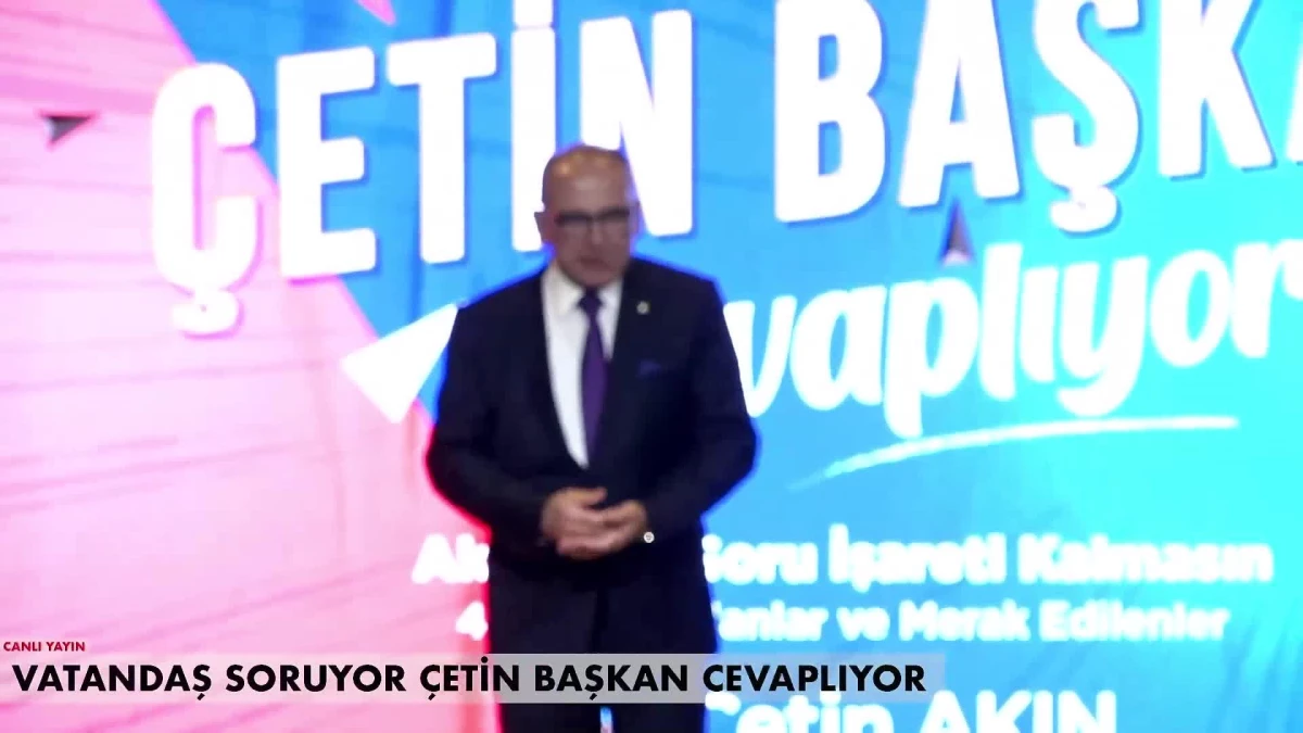 Turgutlu Belediye Lideri Çetin Akın, Vatandaşların Sorularını Yanıtladı