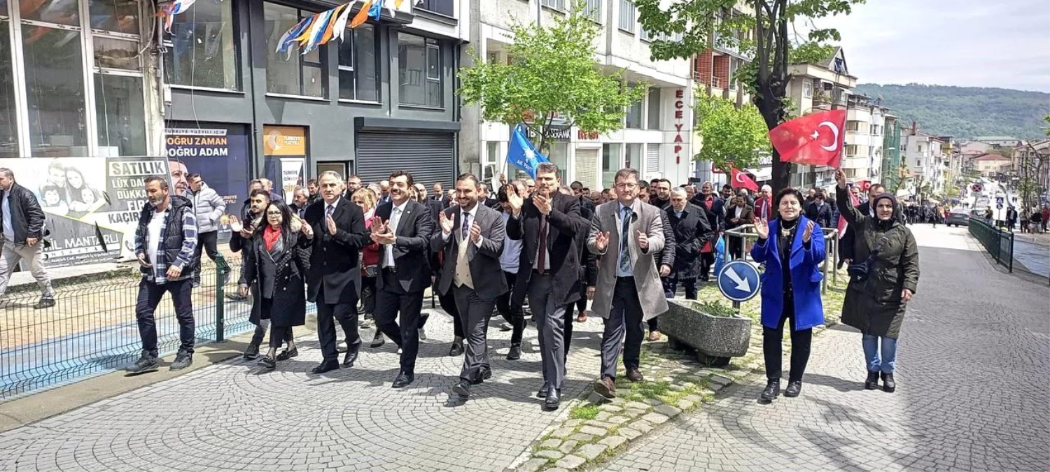 AK Parti Zonguldak Çaycuma'da 67 bin el sıkarak toplandı