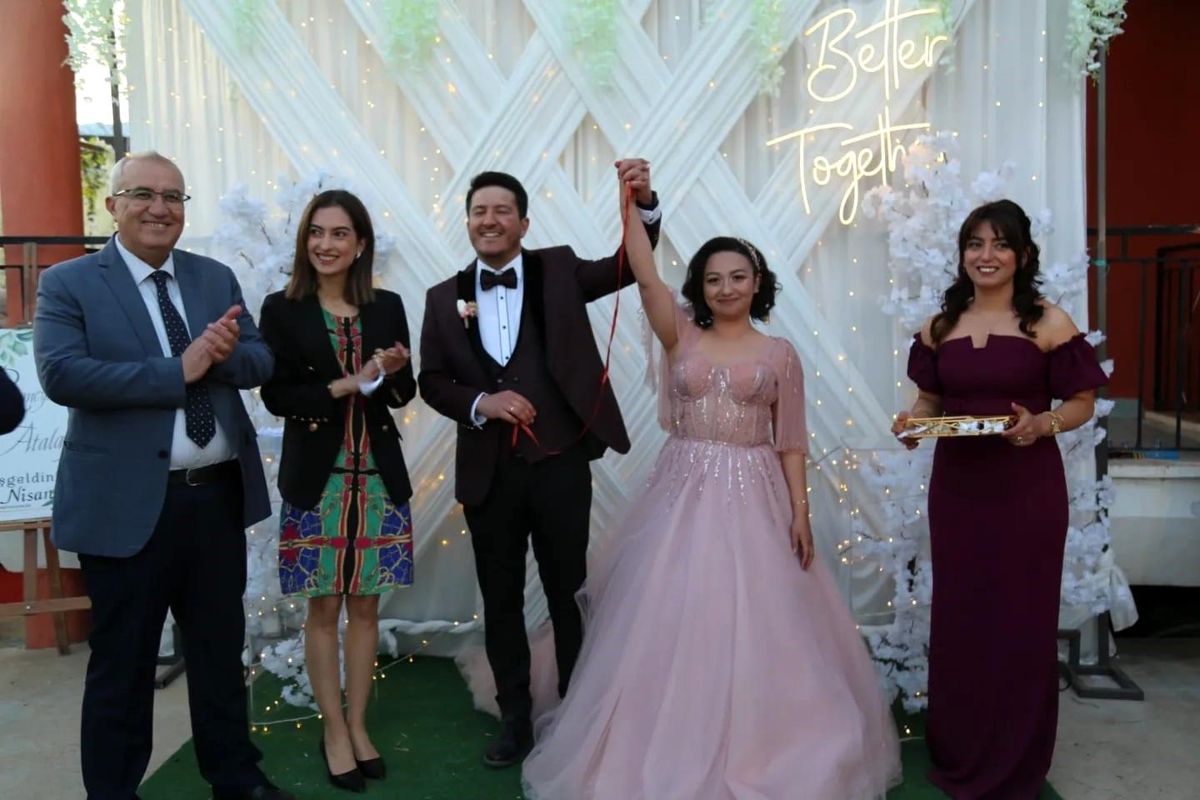 AK Partili Çameli Belediye Lideri Cengiz Arslan'ın oğlu Atalay Arslan nişanlandı