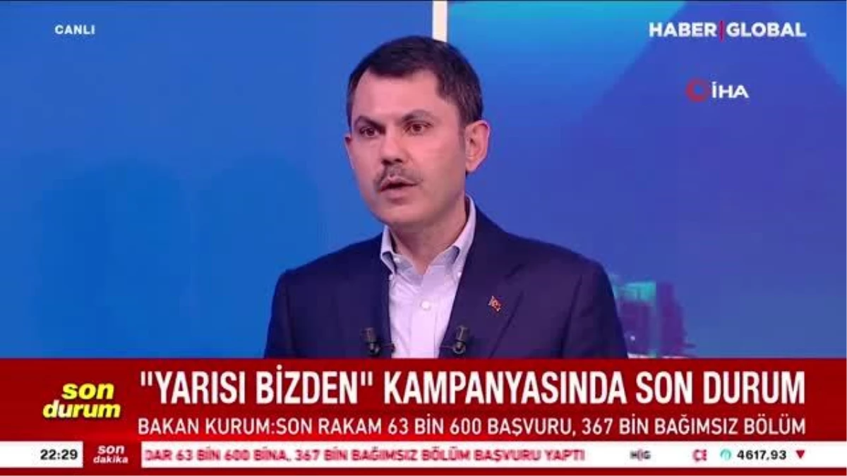 Bakan Kurum: "Sayın Kılıçdaroğlu, TOKİ konutlarına gidip, vatandaşın kaygısını sorup, bir çayını içmiş mi, kendisi, şantiyeye bile gitmemiştir"