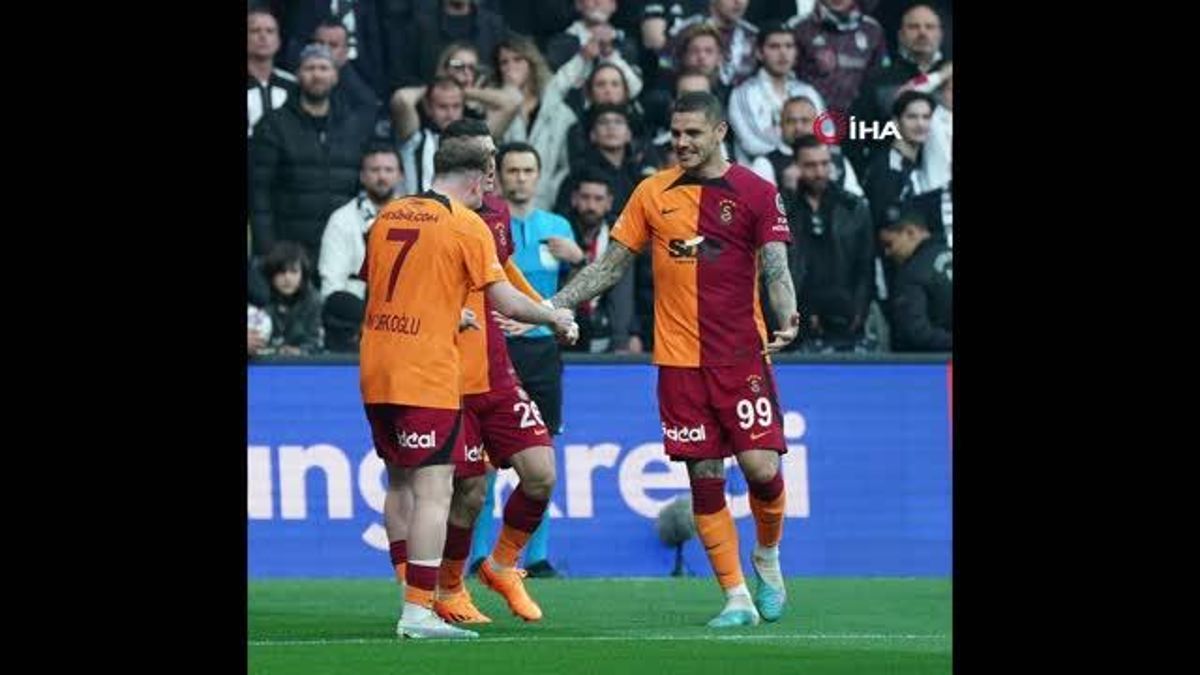 Beşiktaş and Galatasaray draw 1-1 in the first half of the Harika Lig match