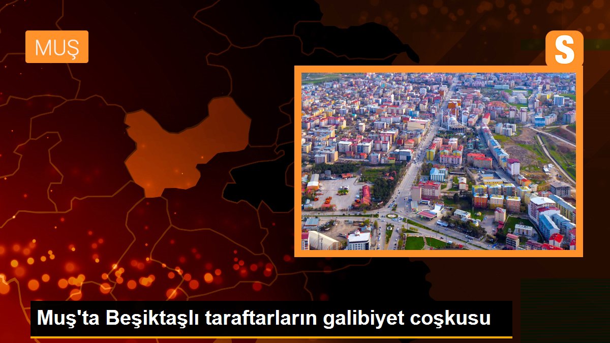 Beşiktaşlı Taraftarlar Galibiyeti Muş'ta Kutladı