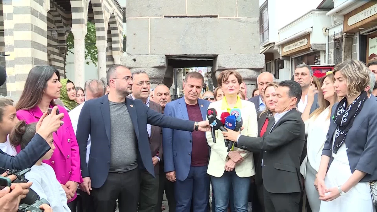 CHP İstanbul Vilayet Lideri Canan Kaftancıoğlu, Tahir Elçi'nin anısına açıklama yaptı