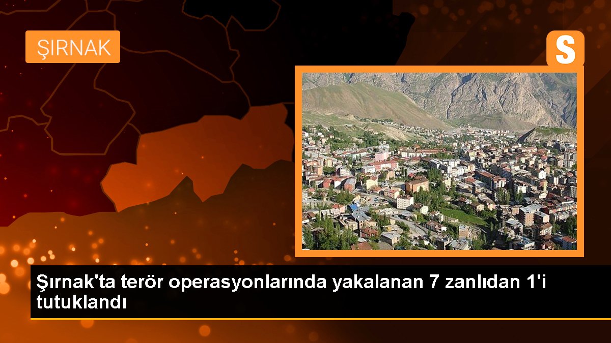 Şırnak'ta PKK/KCK operasyonu: 1 tutuklama
