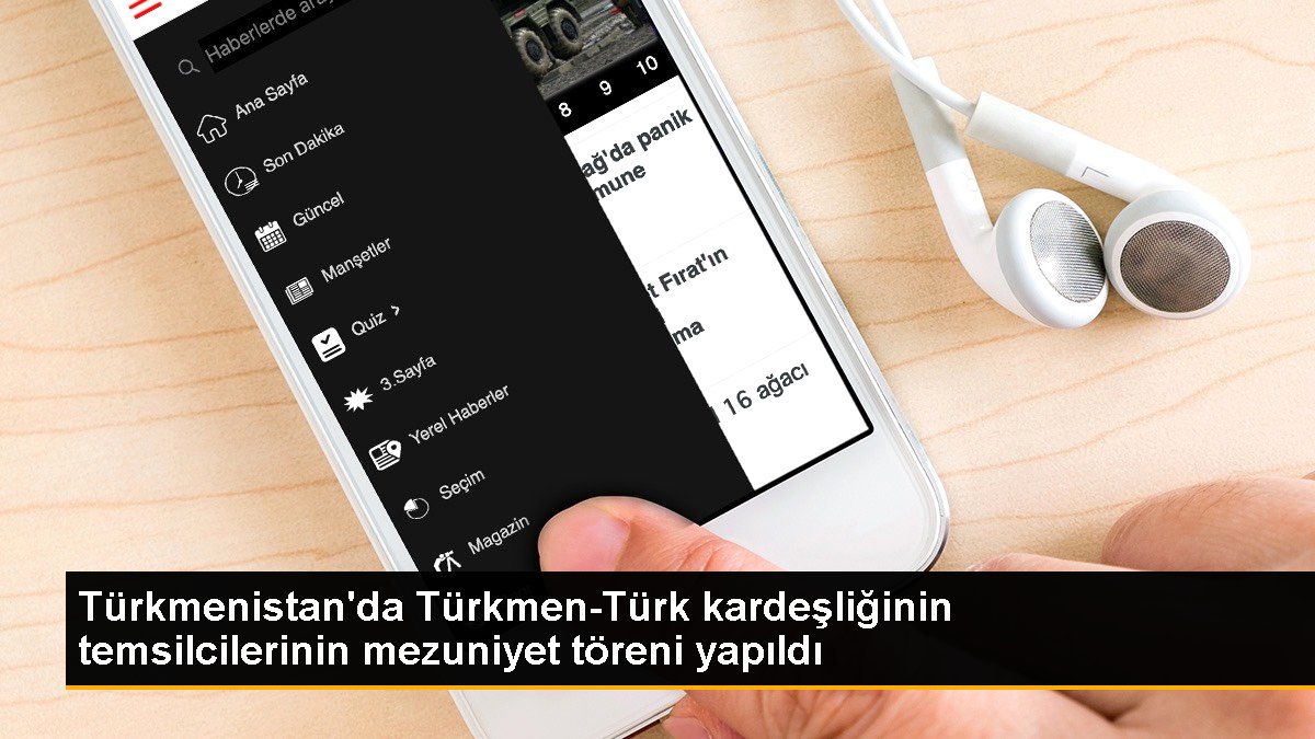 Türkmenistandaki Ortak Türkmen Türk Okulu Mezuniyet Merasimi