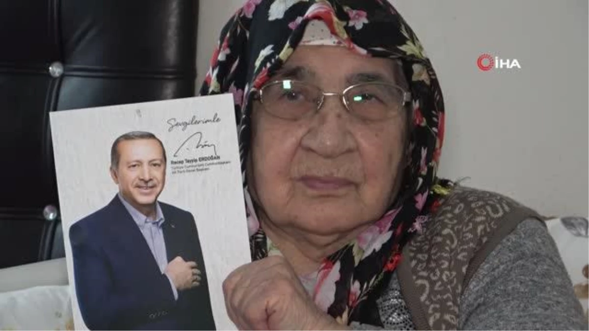 95 yaşındaki Latife ninenin tek isteği Cumhurbaşkanı Erdoğanı görmek