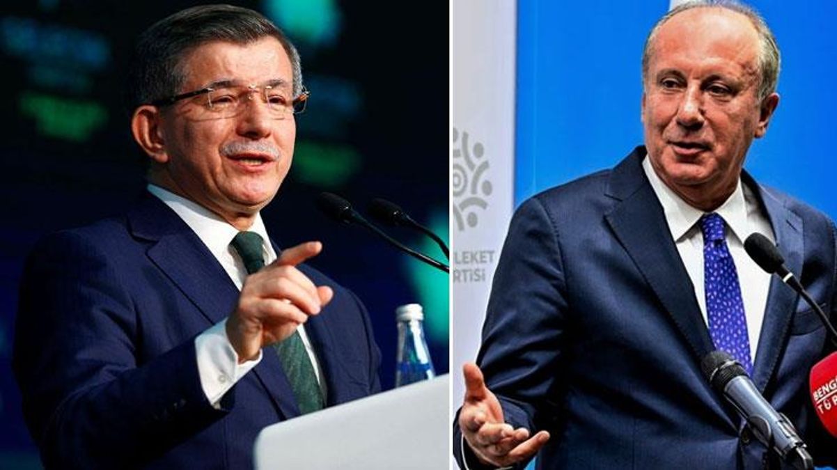 Ahmet Davutoğlu, Muharrem İnce'nin CHP'yle masaya oturma kuralına "Zavallı sözler" dedi