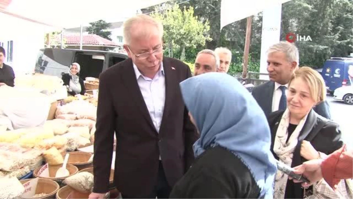 AK Parti İstanbul Milletvekili Adayı Kıymaz Ortaköy semt pazarında esnaftan takviye istedi