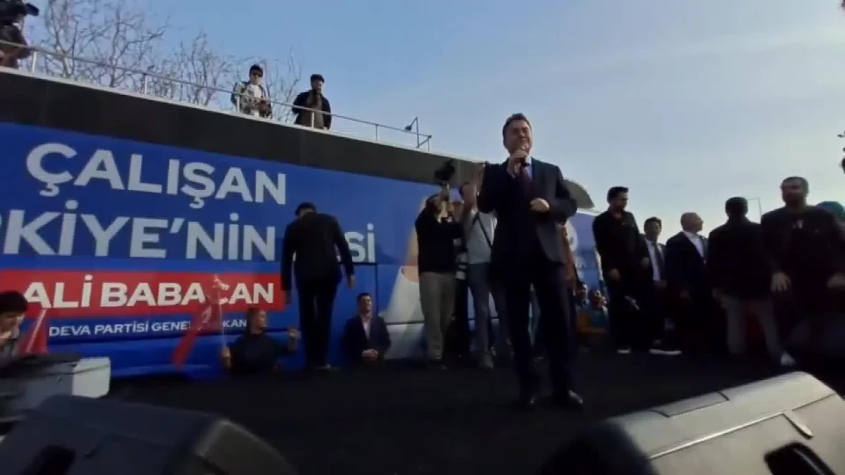 Babacan Kadıköy'den Erdoğan'a Seslendi: "Biraz Yavaş. Ülkeyi Yayık Ayranına Çevirdiniz"