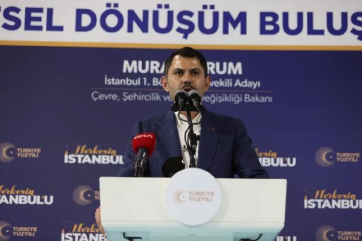 Bakan Kurum: İstanbul, 7 Mayıs'ta 14 Mayıs'ın zafer muştusunu verecek