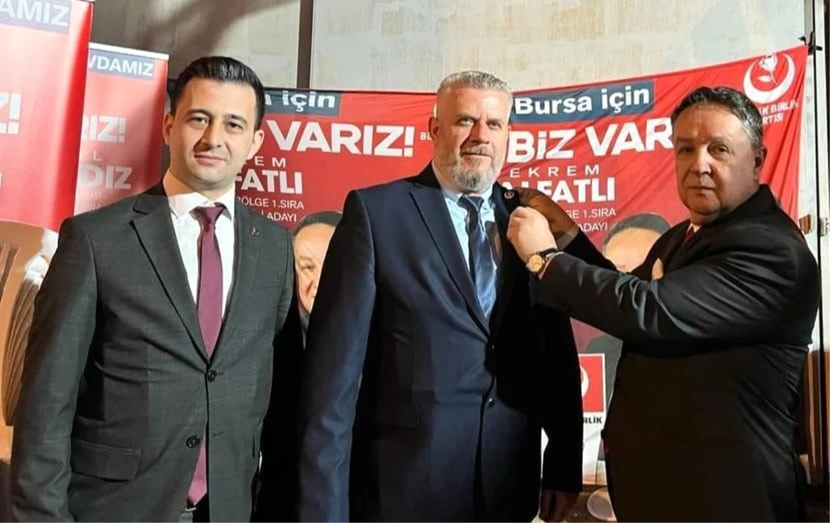 Bursa Büyük Birlik Partisi Mustafakemalpaşa İlçe Başkanlığına İsmail Acar getirildi