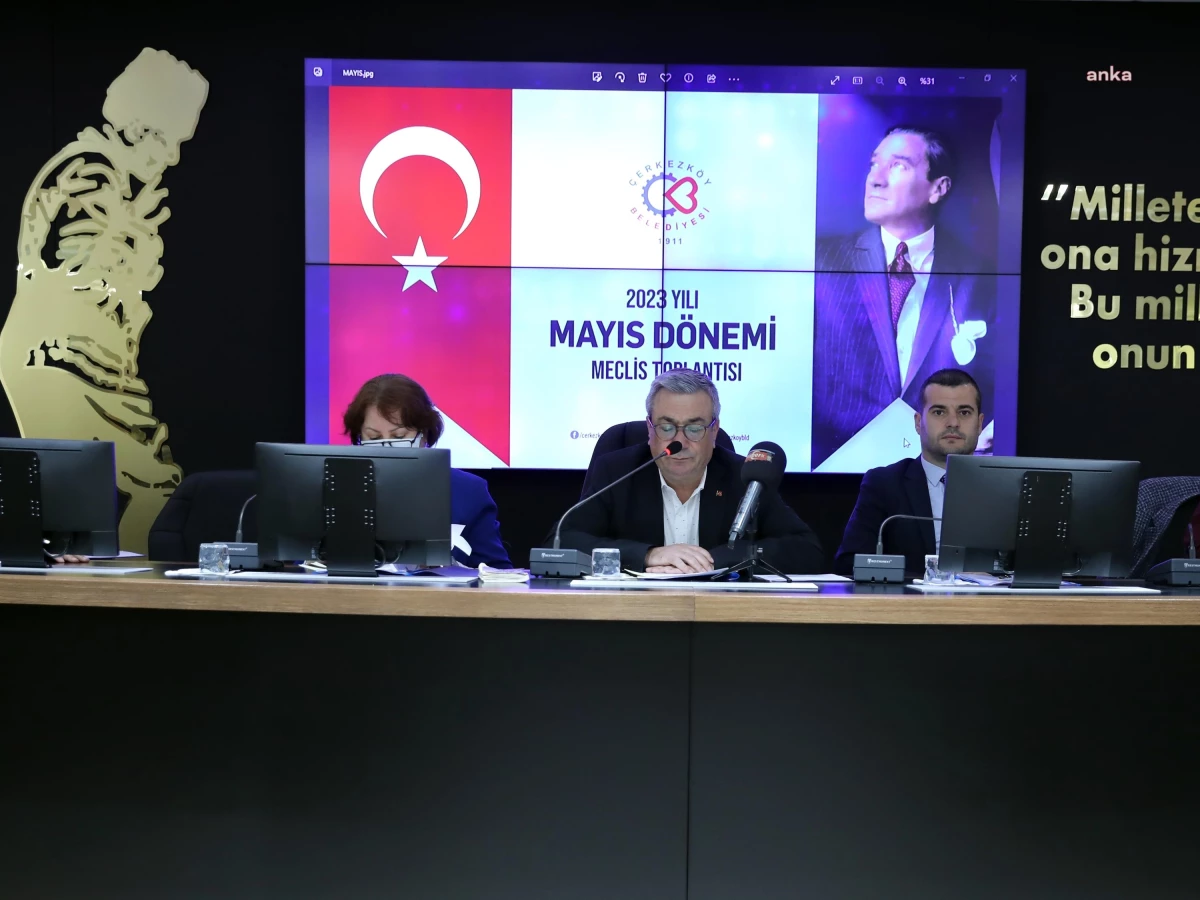 Çerkezköy Belediyesi'nin 2022 yılı kesin hesapları oy çokluğu ile kabul edildi