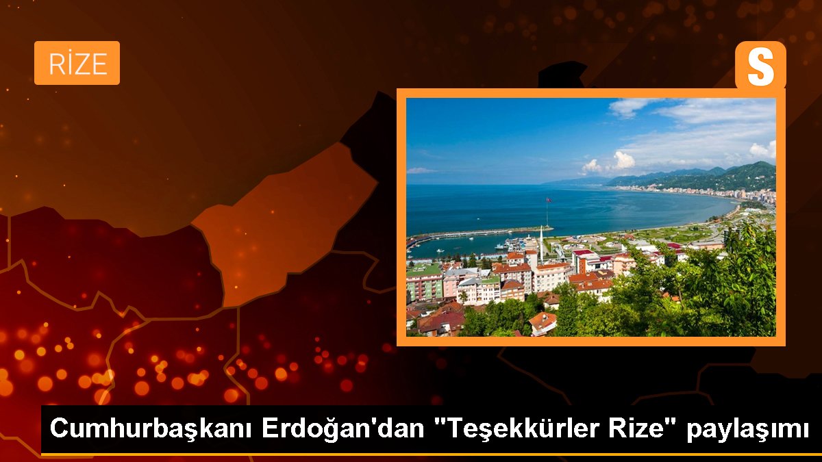 Cumhurbaşkanı Erdoğan Rize'de miting düzenledi