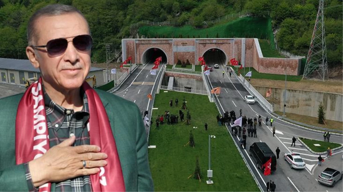 Cumhurbaşkanı Erdoğan'ın iştirakiyle Zigana Tüneli açılışı yapıldı, Gümüşhane-Trabzon ortası 1 saatten 30 dakikaya düştü