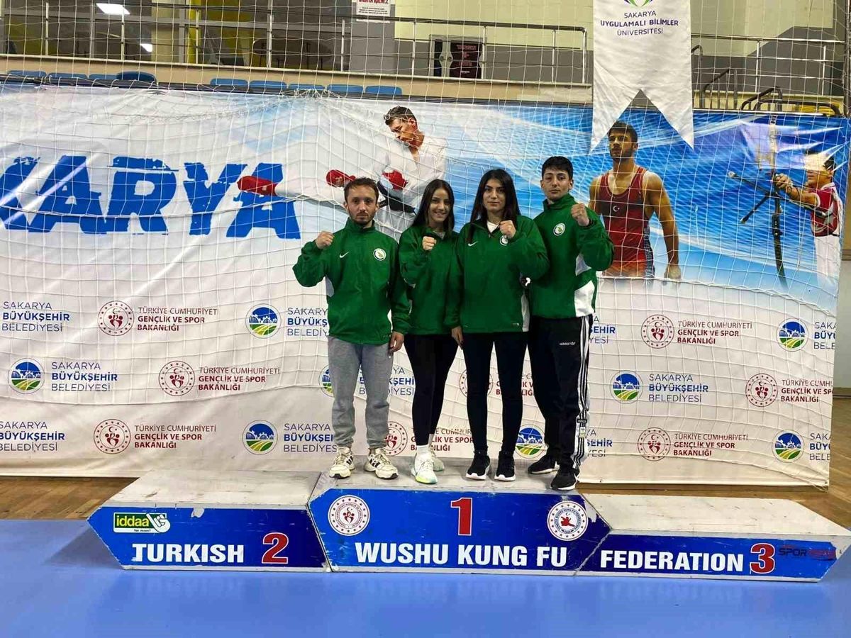 Düzce Üniversitesi Ünilig Türkiye Wushu Şampiyonasında başarılı performans sergiledi
