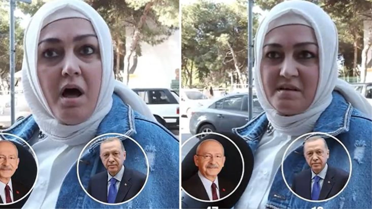 "Erdoğan mı Kılıçdaroğlu mu?" diye soruldu, bayanın verdiği yanıt pes dedirtti
