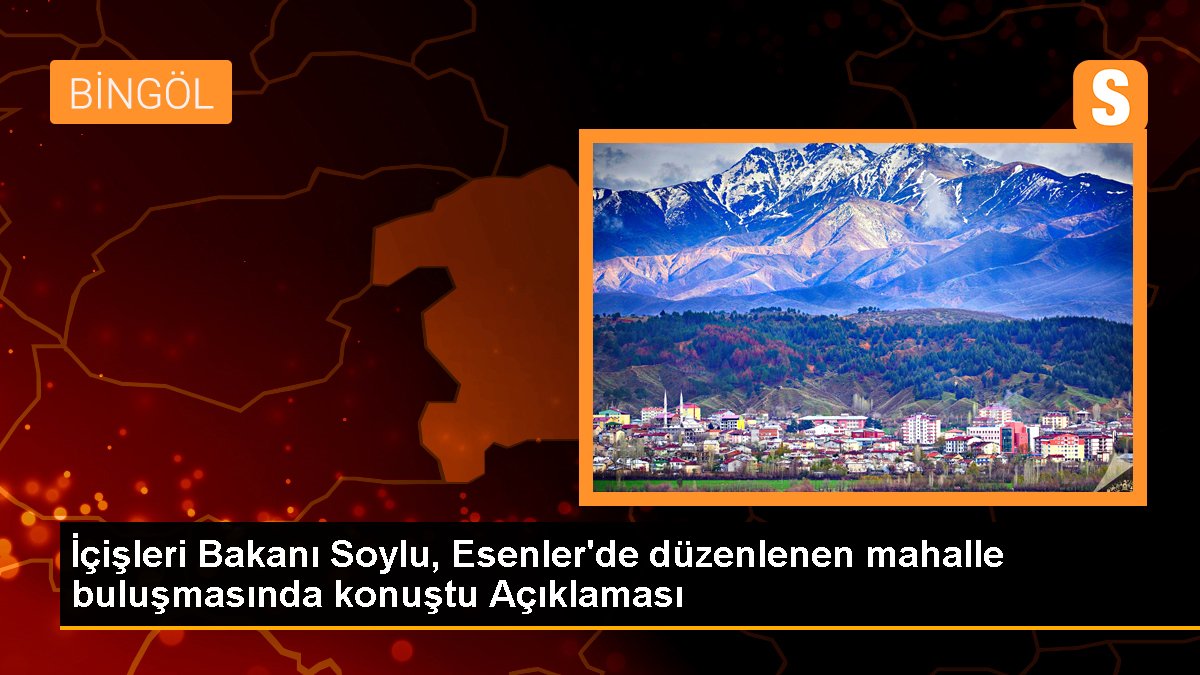 İçişleri Bakanı Soylu: 'Tayyip Erdoğan 21 yıldır millete verdiği tüm kelamları tuttu'