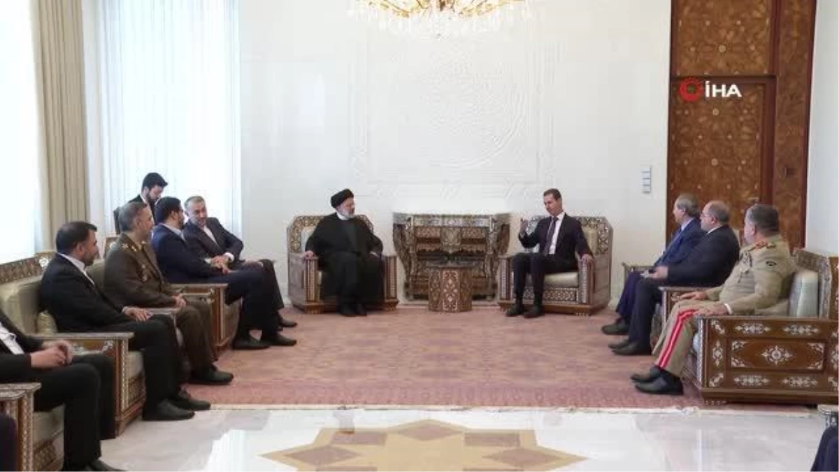 İran'dan Suriye'ye 13 yıl sonra birinci üst seviye ziyaretİran Cumhurbaşkanı Reisi, Beşar Esad ile görüştü