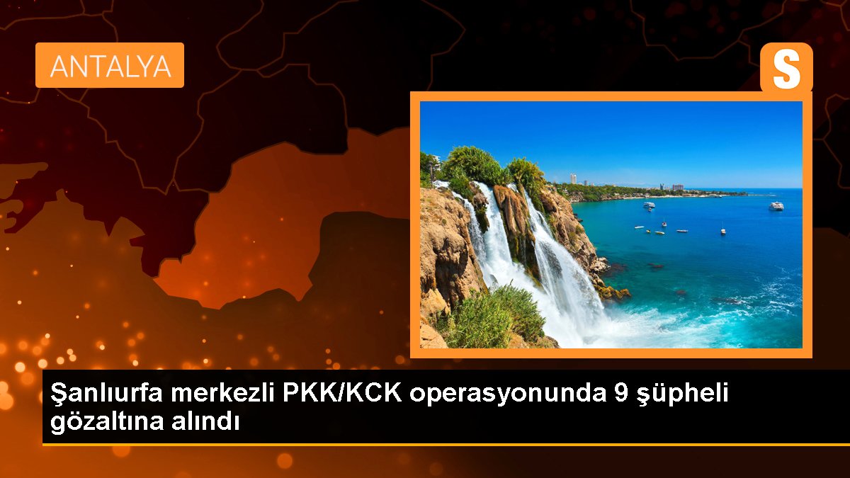 PKK/KCK Operasyonunda 9 Zanlı Gözaltına Alındı