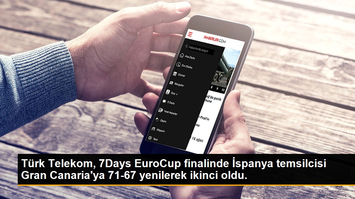 Turk Telekom 7Days EuroCup finalinde Gran Canariaya yenildi