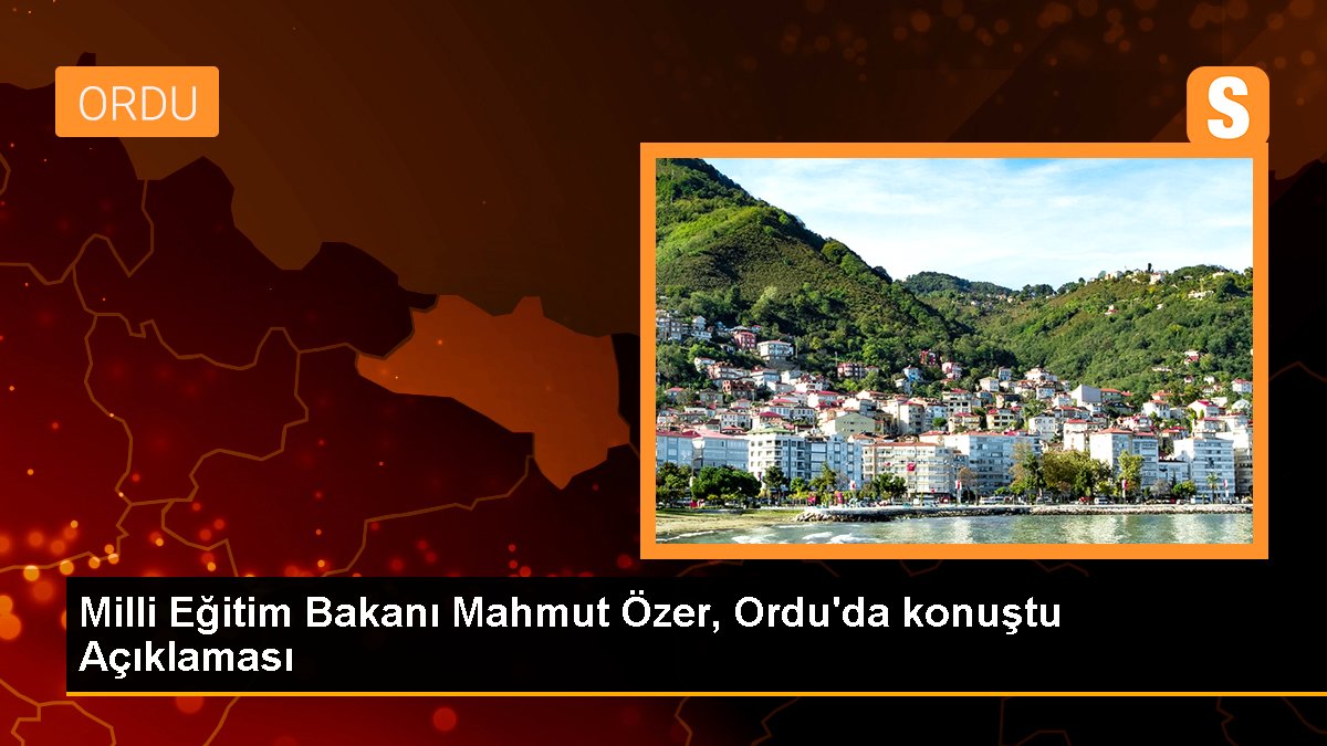 Ulusal Eğitim Bakanı Özer: "Türkiye'nin üretim kapasitesi artınca birileri huzursuz oldu"