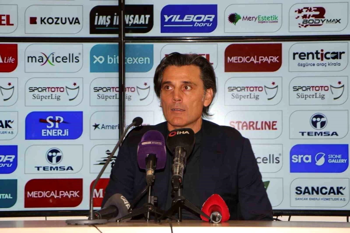 Adana Demirspor Teknik Yöneticisi Vincenzo Montella Maç Sonu Açıklamaları