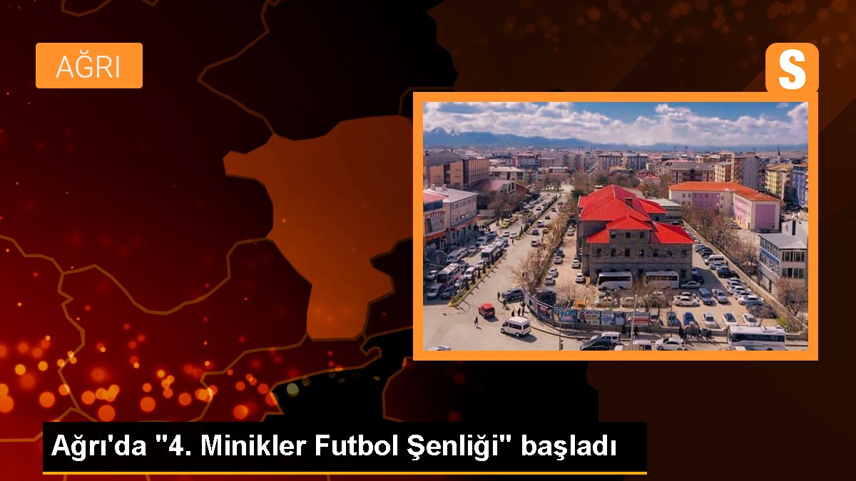 Ağrı'da 4. Minikler Futbol Şenliği başladı