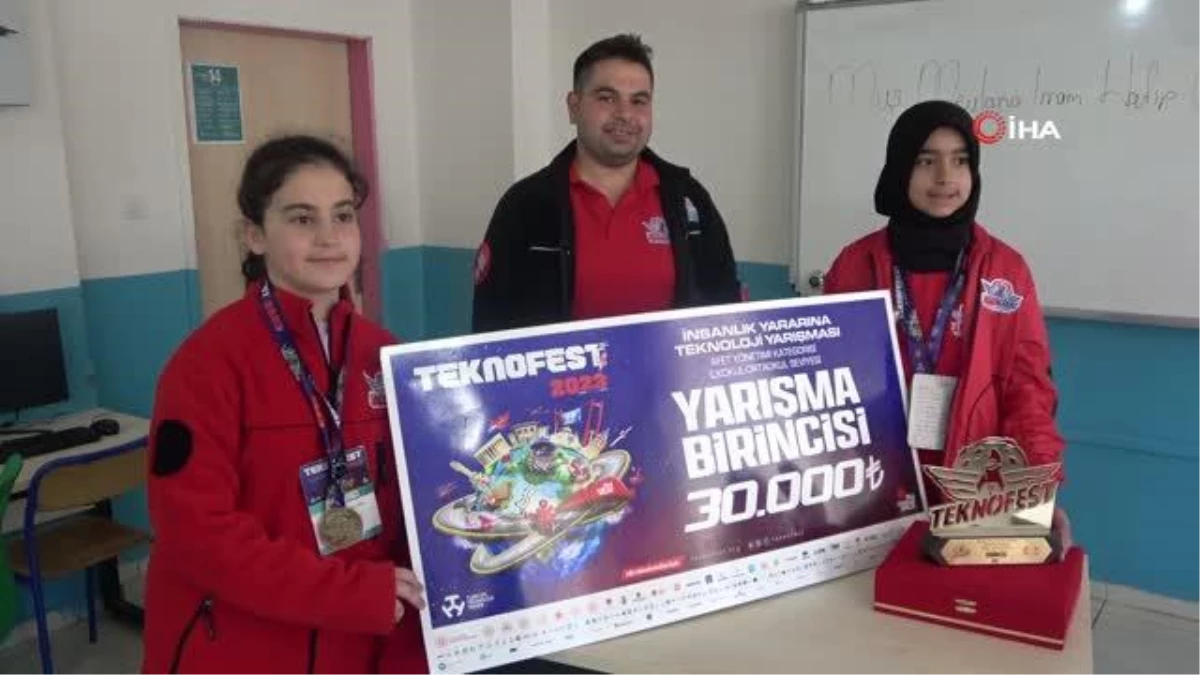 Çığ felaketinden etkilenerek geliştirdikleri proje ile Türkiye birincisi oldular