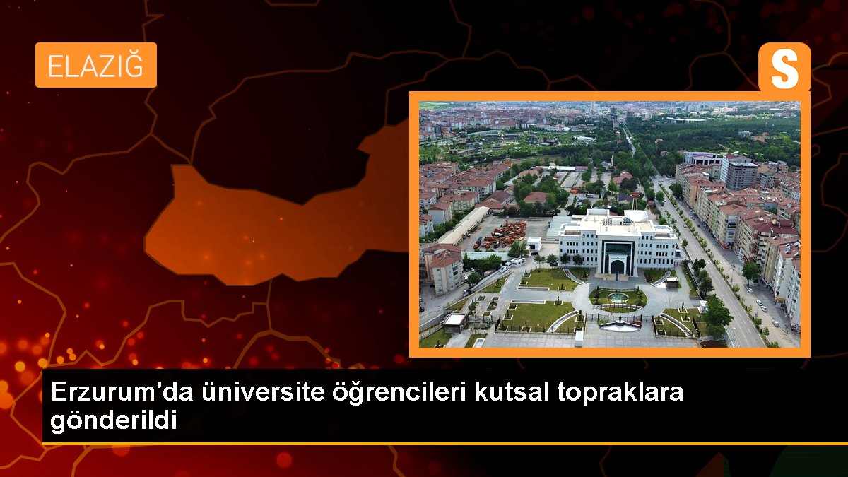 Diyanet İşleri Başkanlığı, Erzurum'dan umreye giden öğrencileri dualarla uğurladı