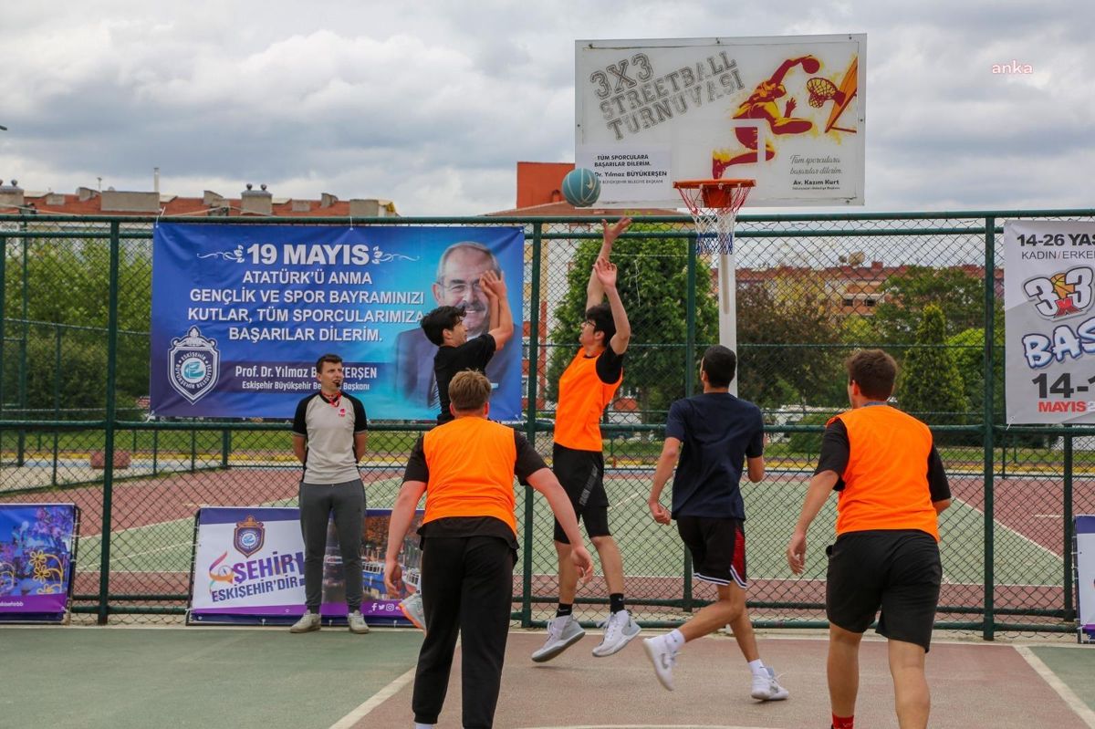 Eskişehir'de 19 Mayıs 3x3 Sokak Basketbolu Şenliği başlıyor