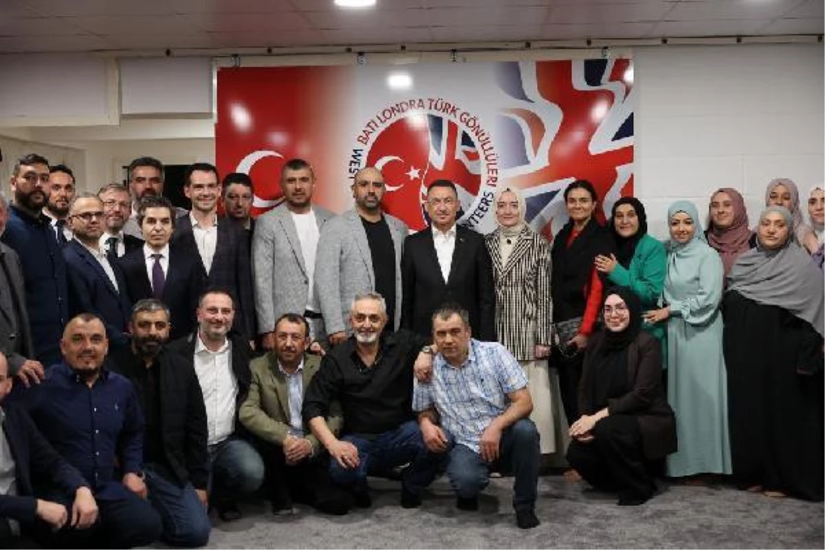 Fuat Oktay İngiltere'de Türk Gönüllüleri Derneği'ni ziyaret etti