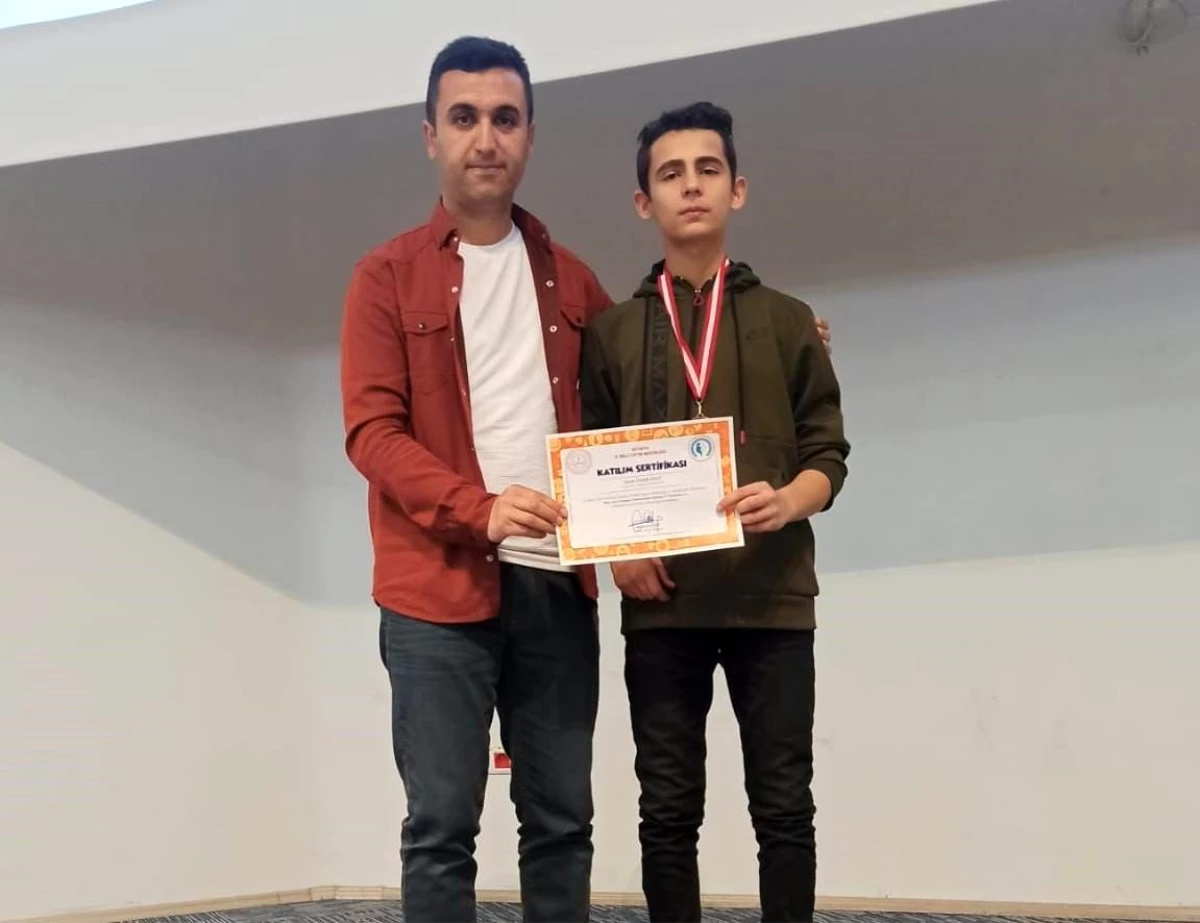 Hisarcık ilçesi öğrencisi Ömer Önlü Zeka Oyunları Turnuvasında vilayet üçüncüsü oldu