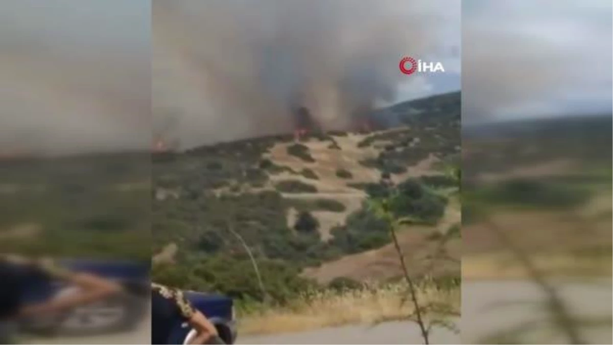 KKTC'nin Yeşilırmak Köyünde Yangın, Türkiye'den Yangın Söndürme Helikopteri Yola Çıktı
