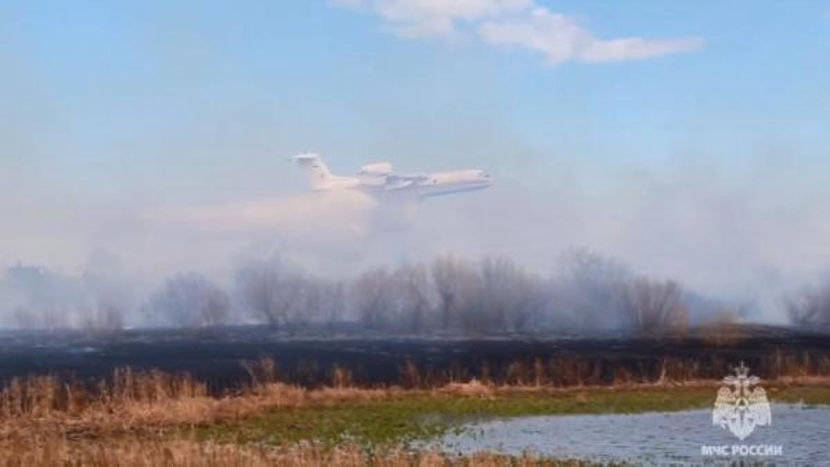 Rusya'nın güneybatısında orman yangını çıktı