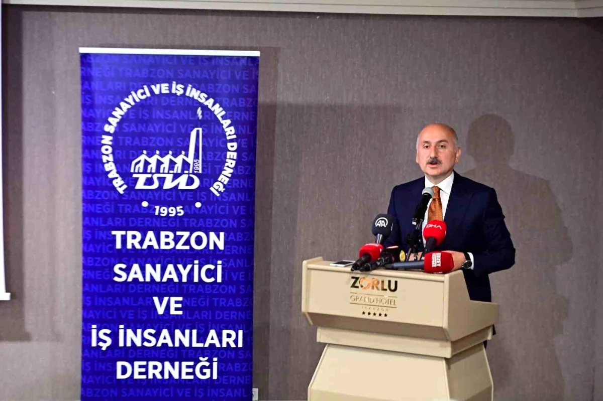 Ulaştırma Bakanı Adil Karaismailoğlu: Güney Etraf Yolu Zigana Tüneli üzere bitirilecek