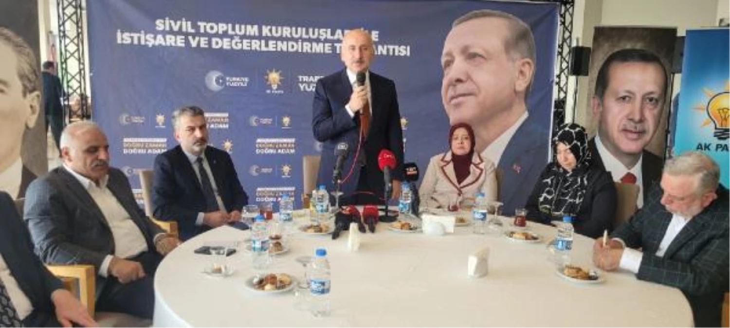 Ulaştırma Bakanı Karaismailoğlu STK İstişare Toplantısına Katıldı